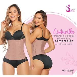 COLOMBIAN SHAPEWEAR‎ CLASSIC WAIST GIRDLE TUMMY CONTROL CURVEEZ 2031